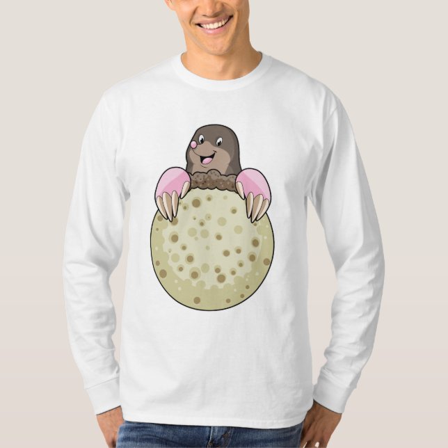 Mole med Måne T Shirt (Framsida)