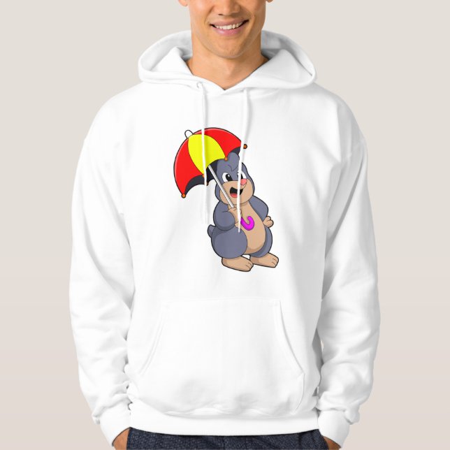 Mole med Parbrella Hoodie (Framsida)