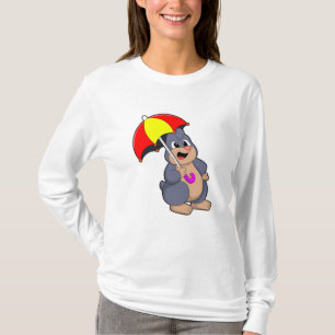 Mole med Parbrella T Shirt