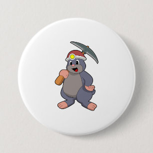 Mole med Pickaxe Knapp
