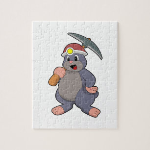 Mole med Pickaxe Pussel
