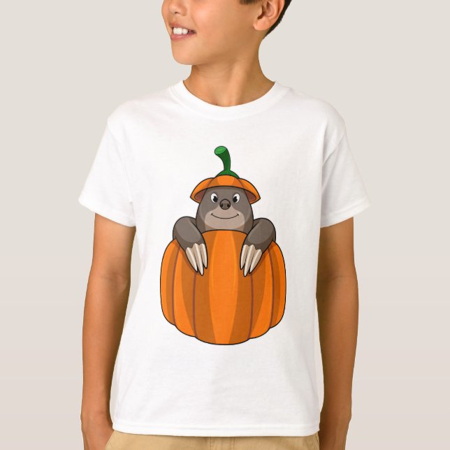 Mole med Pumpkin T Shirt (Framsida)