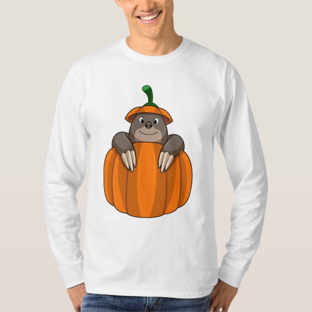 Mole med Pumpkin T Shirt (Framsida)