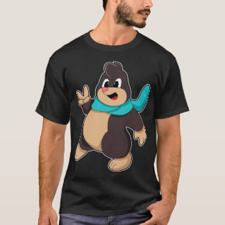 Mole med Scarf T Shirt