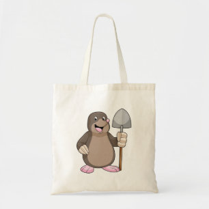 Mole med Shovel Tygkasse