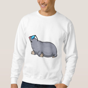 Mole med solglasögon lång ärmad tröja