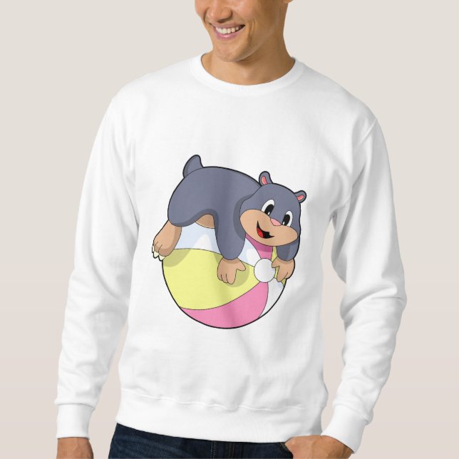 Mole med Vatten polo.PNG Lång Ärmad Tröja (Framsida)