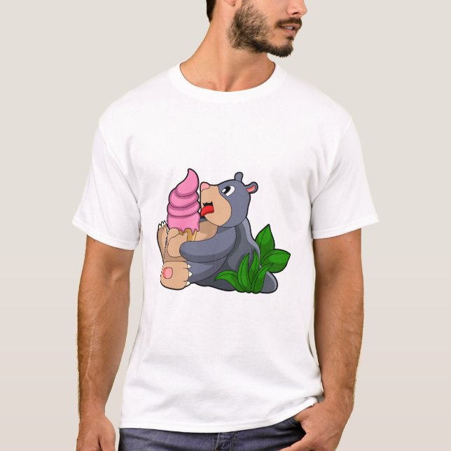 Mole med Waffle glass T Shirt (Framsida)