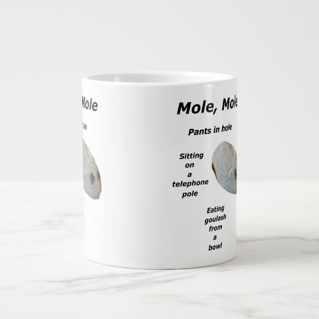 Mole, Mole Mug Jumbo Mugg (Framsidan)