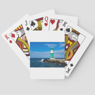 Mole om Östersjön kusten i Warnemuende Casinokort