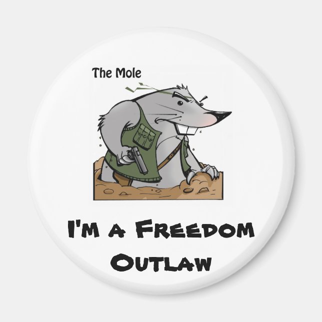 Mole Outlaw Magnet (Framsidan)