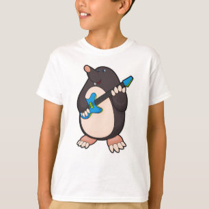 Mole på Music med Guitar T Shirt