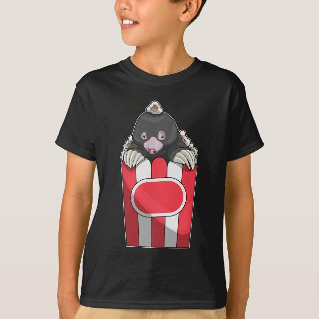 Mole Popcorn T Shirt (Framsida)