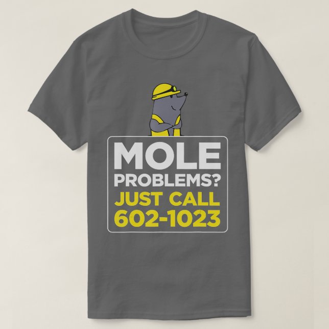 Mole Problems Just Call Avogadros Number  T Shirt (Design framsida)