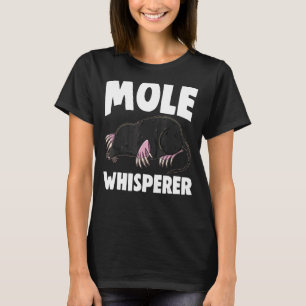 Mole Råtta Whispheres Women Cute Little Mole Kärle T Shirt