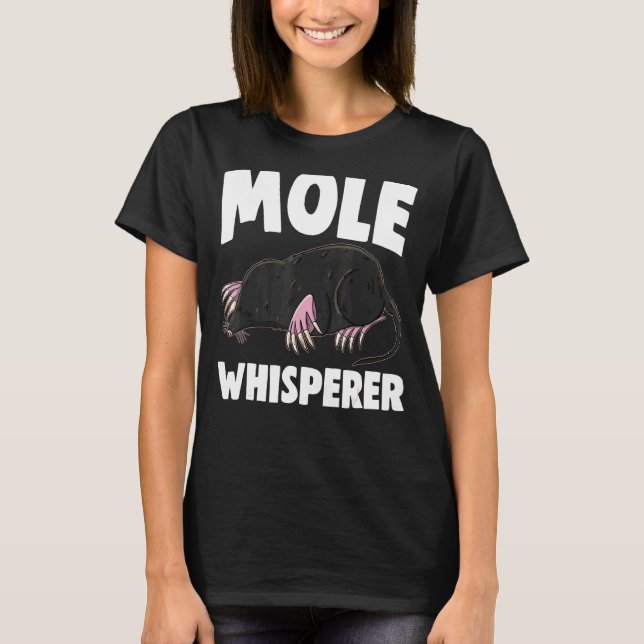 Mole Råtta Whispheres Women Cute Little Mole Kärle T Shirt (Framsida)