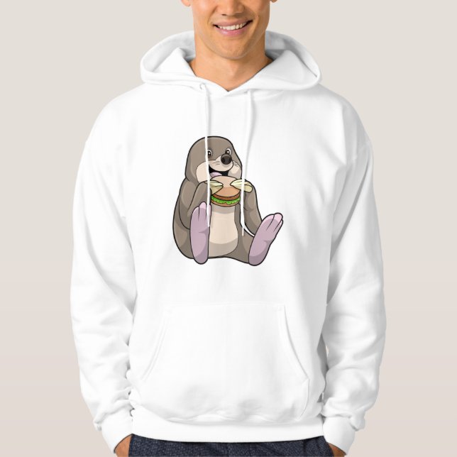 Mole Restaurant Burger Hoodie (Framsida)