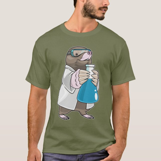 Mole Scientist-teströr T Shirt (Framsida)