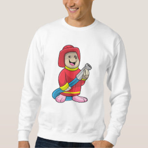 Mole som Firefighter med Hose Lång Ärmad Tröja