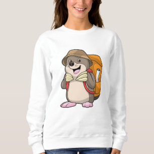 Mole som Hiker med resgods T Shirt