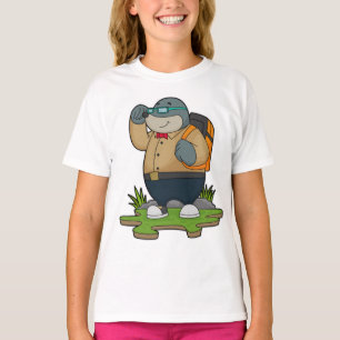 Mole som Hiker med ryggsäck T Shirt