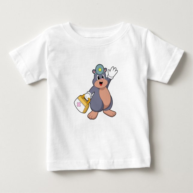 Mole som sjuksköterska med första hjälpen kit.PNG T Shirt (Framsida)