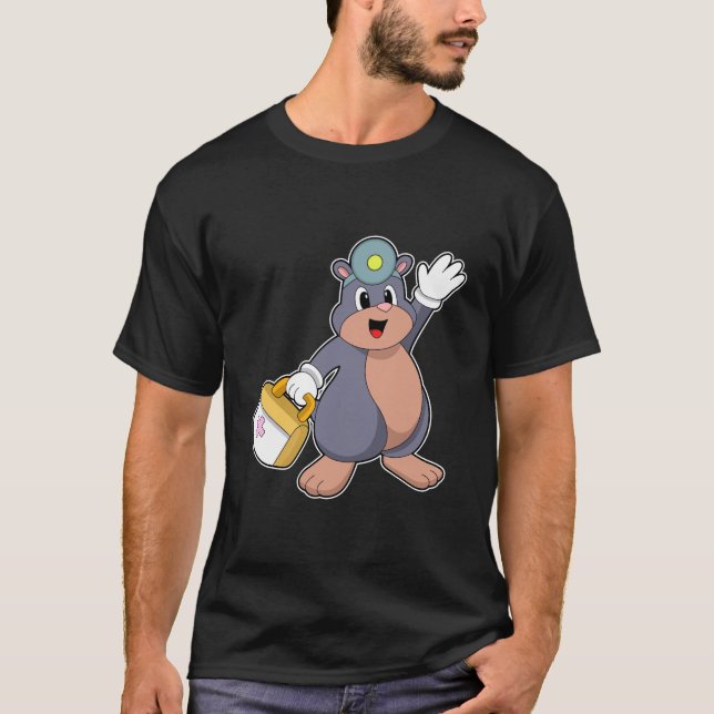 Mole som sjuksköterska med första hjälpen kit.PNG T Shirt (Framsida)