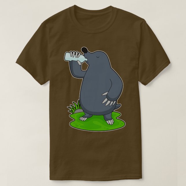 Mole Vattenflaska T Shirt (Design framsida)