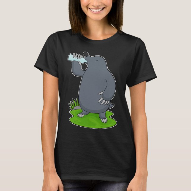 Mole Vattenflaska T Shirt (Framsida)