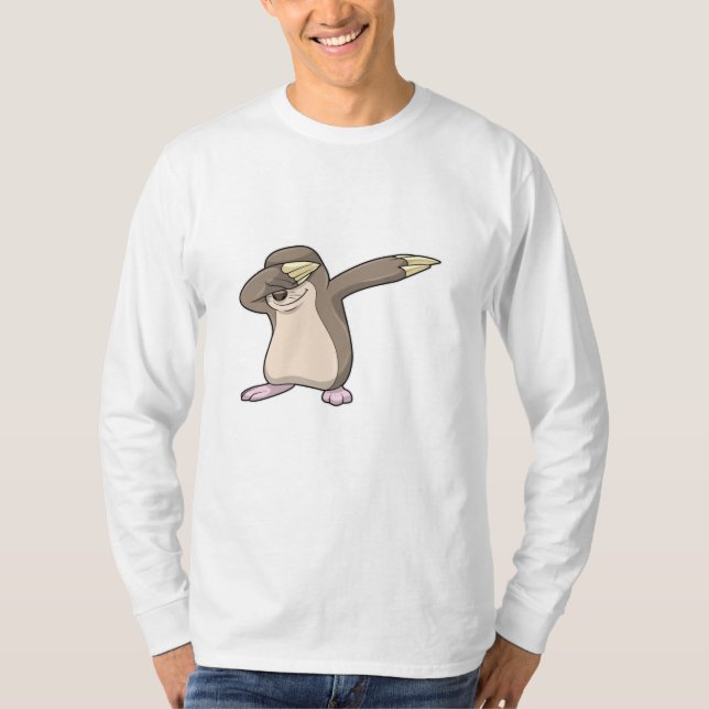 Mole vid Hip hop Dance Dab T Shirt (Framsida)