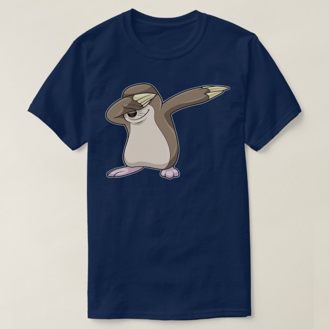 Mole vid Hip hop Dance Dab T Shirt (Design framsida)
