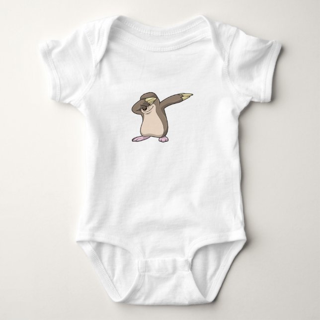 Mole vid Hip hop Dance Dab T Shirt (Framsida)