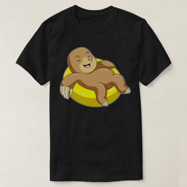 Mole vid simning med livboj t shirt (Design framsida)
