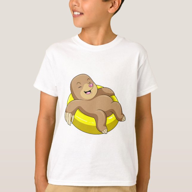 Mole vid simning med livboj t shirt (Framsida)