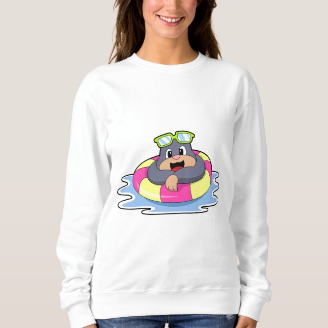 Mole vid simning med Simma ring.PNG T Shirt (Framsida)