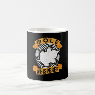 Mole Whisperer Cute Garden Gardener Mole Kaffemugg