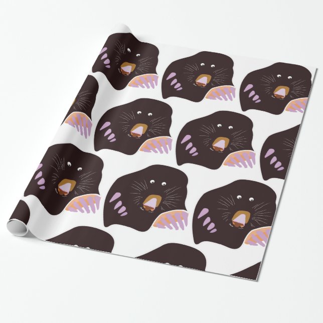 Mole Wrapping Papper Presentpapper (Utrullad)