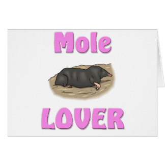 Moleälskare Hälsningskort