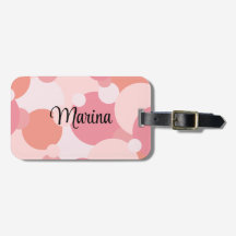 Molekyl av personlig rosa-orange