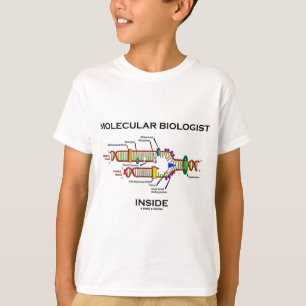 Molekylär biolog inuti (DNA-replikering) T-shirt