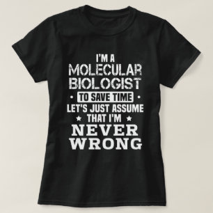 Molekylär biolog t shirt