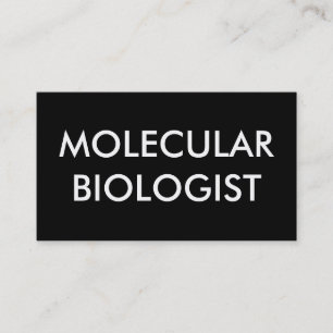 molekylär biolog visitkort