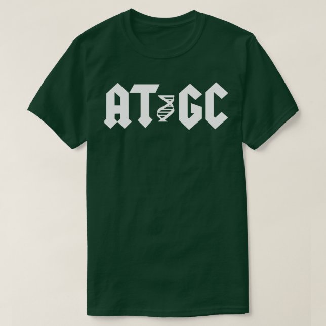 Molekylär biologi DNA AT GC 2 T Shirt (Design framsida)