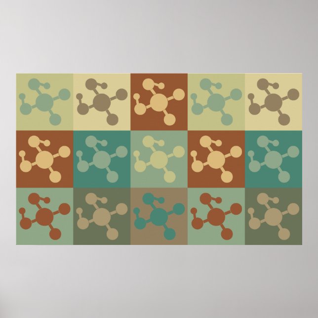 Molekylär biologi, pop Art Poster (Framsidan)