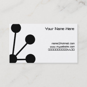 Molekylar ditt namn här, visitkort