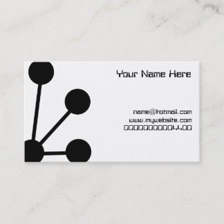 Molekylar ditt namn här, visitkort
