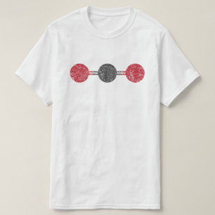 Molekylär koldioxid strukturerar t-shirt