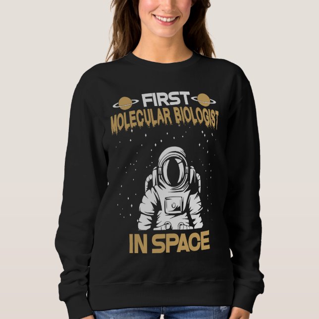 Molekylärbiolog i rymden t shirt (Framsida)