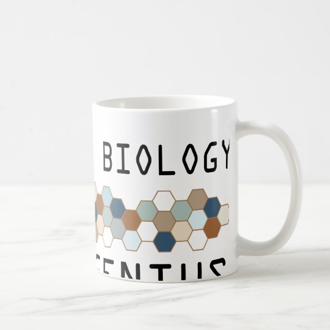 Molekylärt biologisnille kaffemugg (Höger)