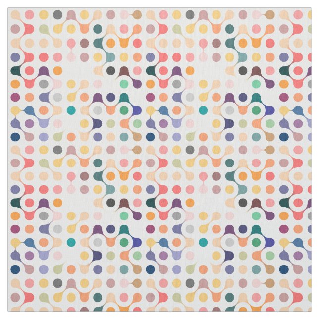 Molekylärt strukturera mönster tyg (Provkarta)